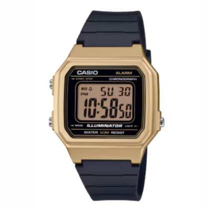 Casio General Youth Digital W-217HM-9AV Black Resin Band Watch
